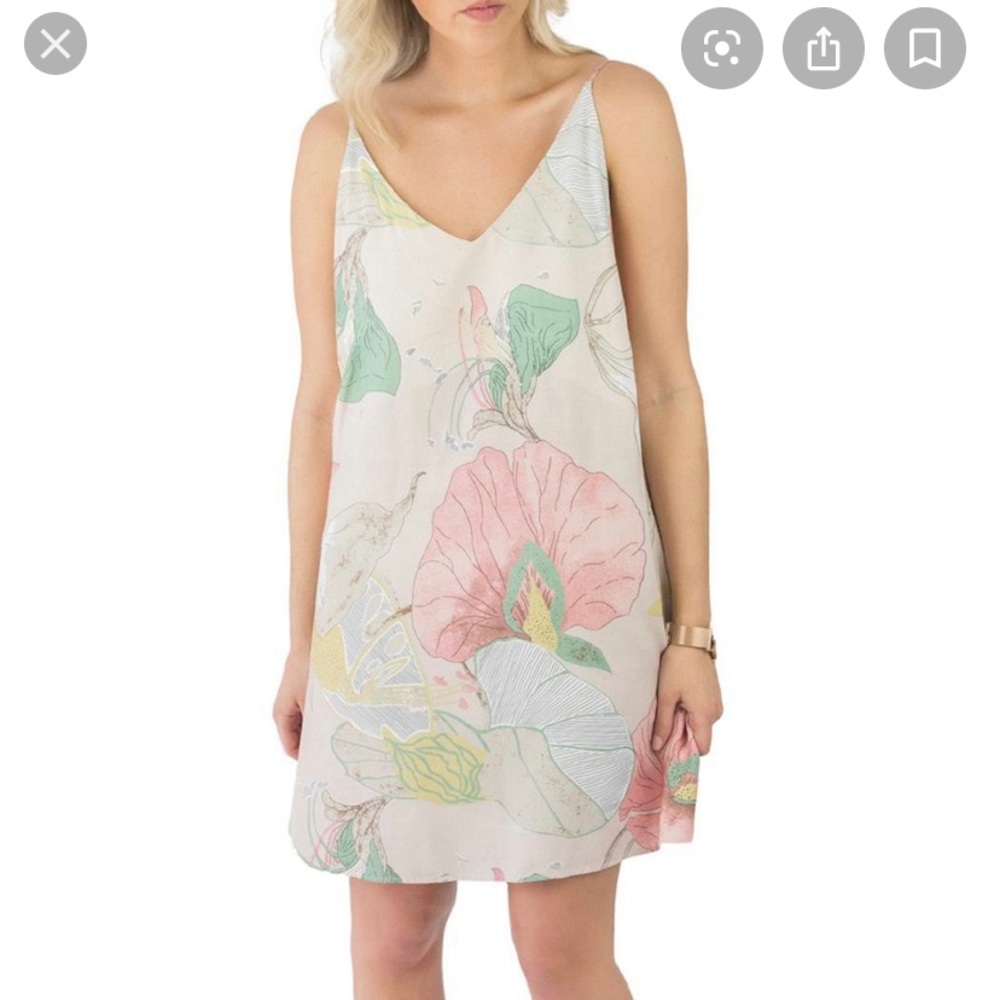 Low Back Floral Dress